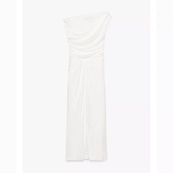 Zara Asymmetric Midi Dress - Picture 8 of 10